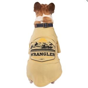 NWT Wrangler dog t-shirt XS
